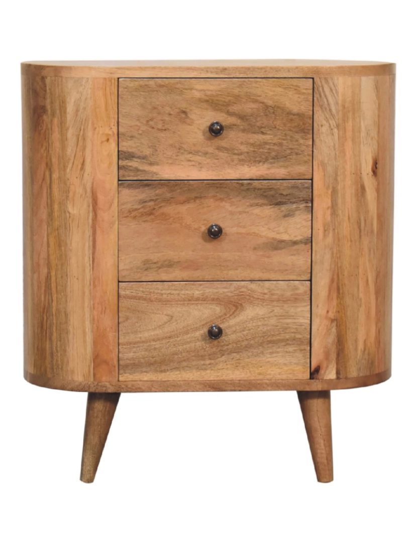 Artisan Furniture - Criado-Mudo Mini Manila Gold com 1 Gaveta