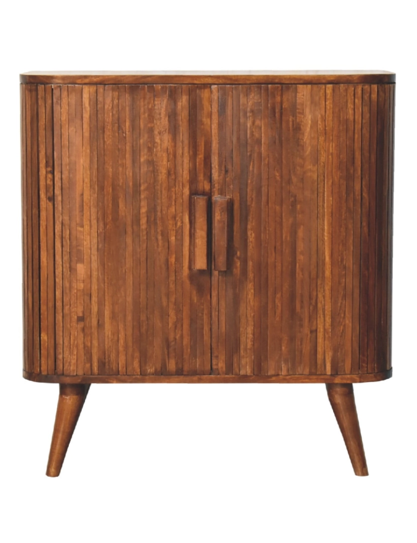 Artisan Furniture - Criado-Mudo Chestnut Open Curvado