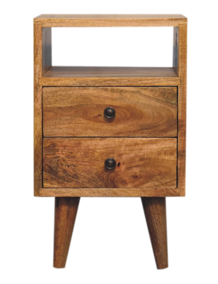 Artisan Furniture - Criado-Mudo Mini Oak-ish Classic Open