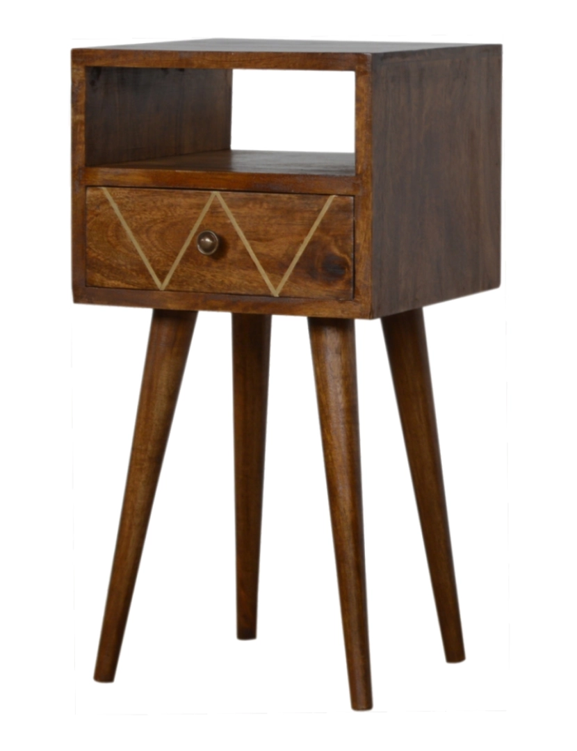 Artisan Furniture - Criado-Mudo Mini Geo Brass