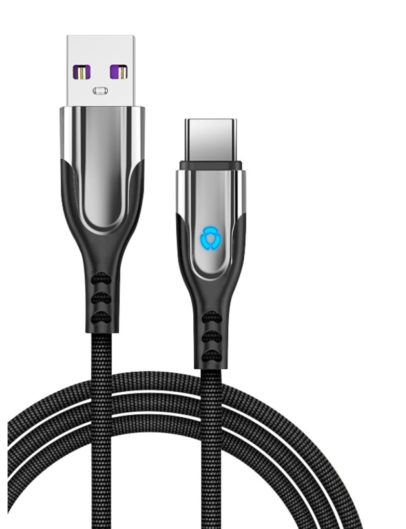 Inf - Cabo de carregamento rápido USB-C Black