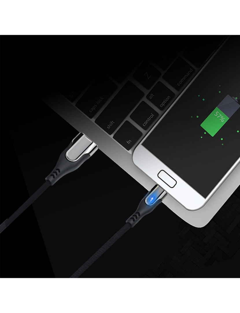 imagem de Cabo de carregamento rápido USB-C Black3