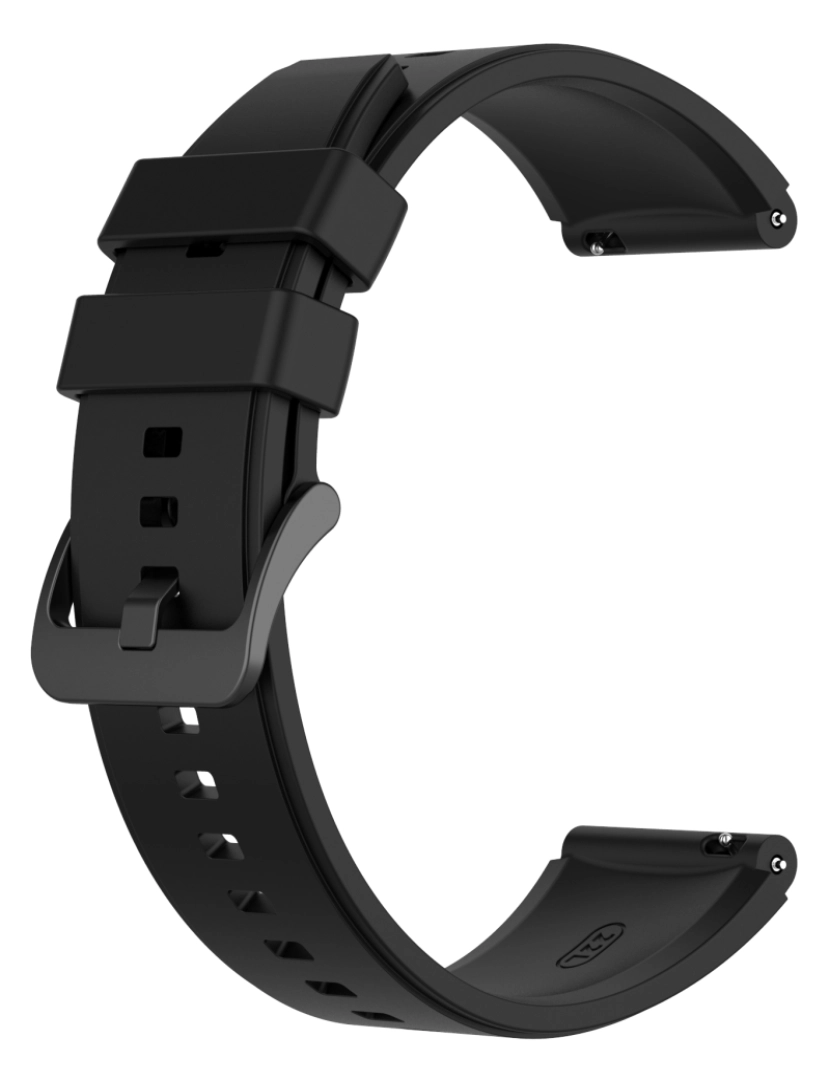 Inf - Pulseira de relógio 20 mm Garmin/Huawei/Samsung Galaxy Watch Black