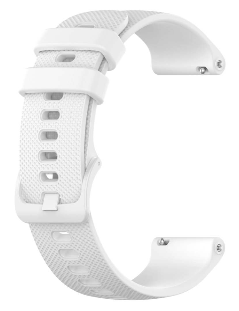 Inf - pulseira de relógio de silicone White 20 mm