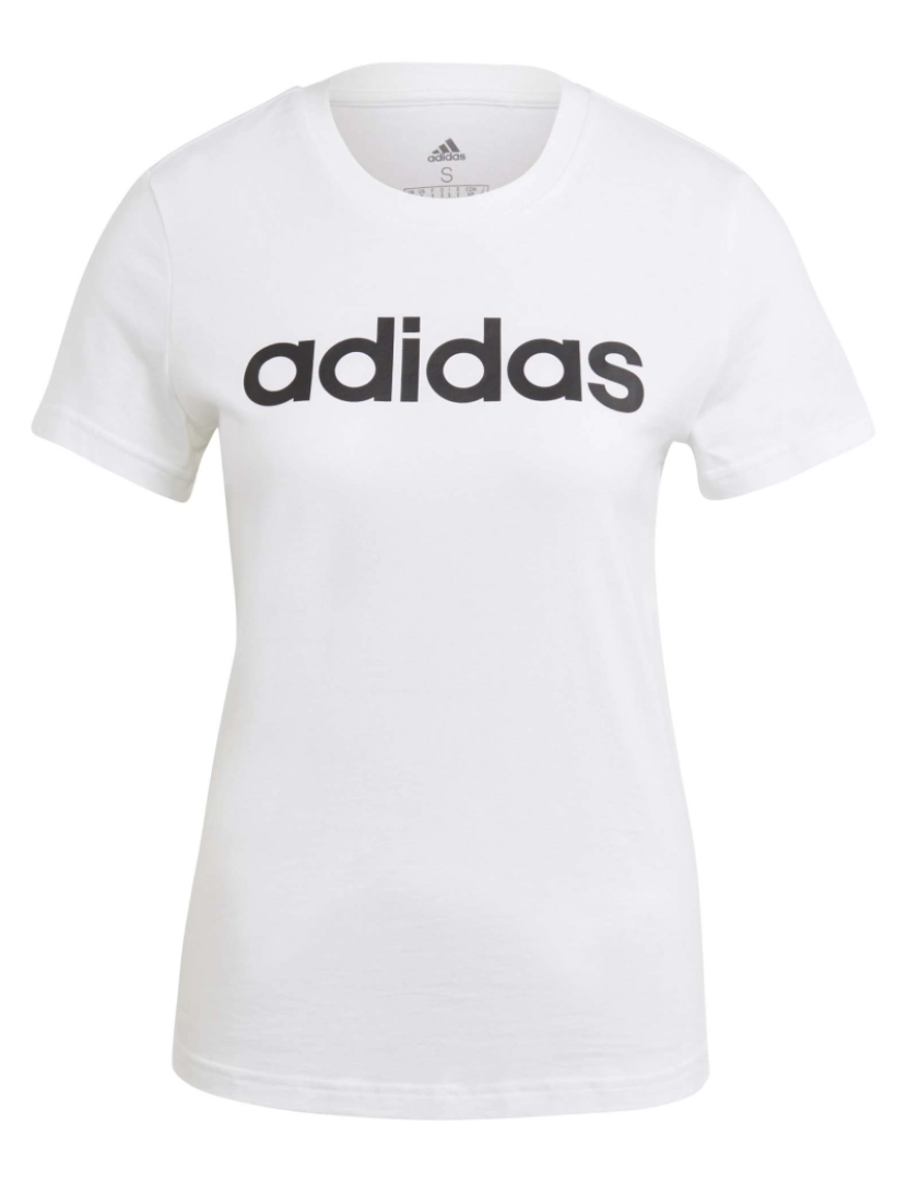 Adidas Sport - T-Shirt Adidas Original W Lin T Branco/Azul