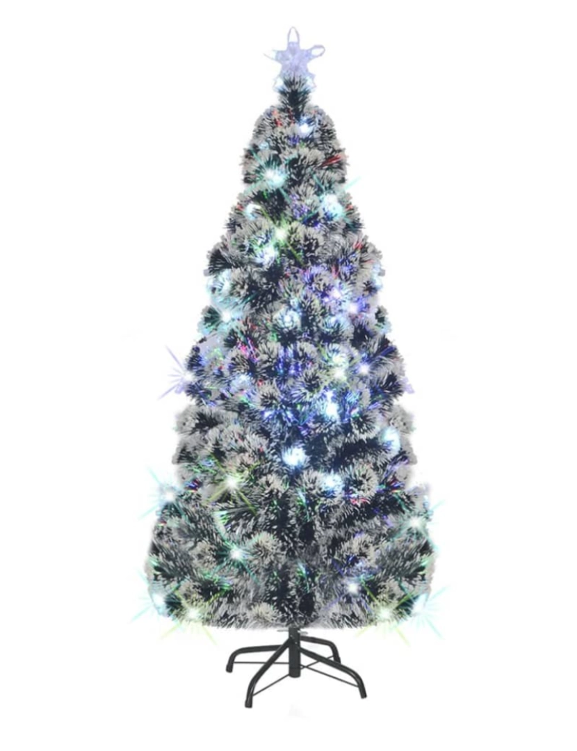 Vidaxl - vidaXL Árvore de Natal pré-iluminada c/ suporte 180 cm fibra ótica