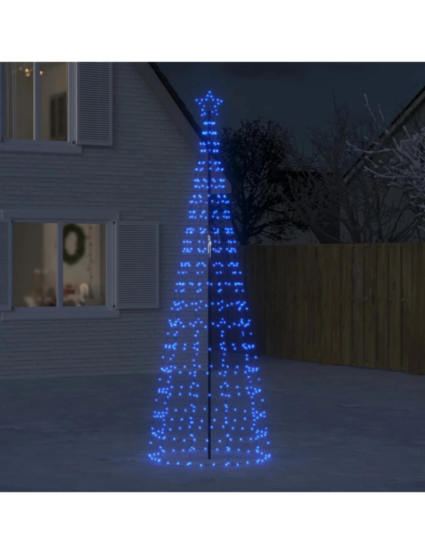 Vidaxl - vidaXL Árvore de Natal luminosa com estacas 570 luzes LED 300 cm azul