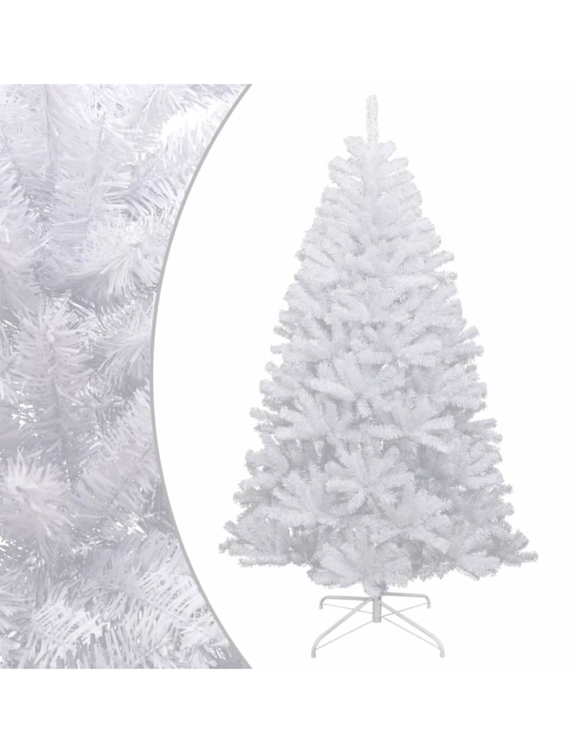 Vidaxl - vidaXL Árvore de Natal artificial articulada c/ flocos de neve 120 cm