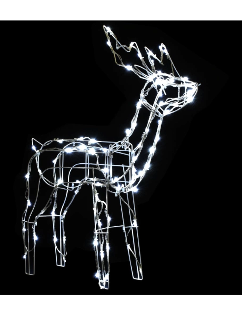 imagem de vidaXL 3 pcs iluminação de Natal renas 229 LEDs5