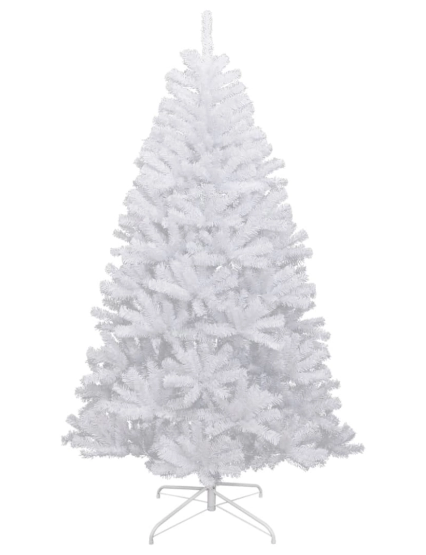 imagem de vidaXL Árvore de Natal artificial articulada c/ flocos de neve 210 cm3