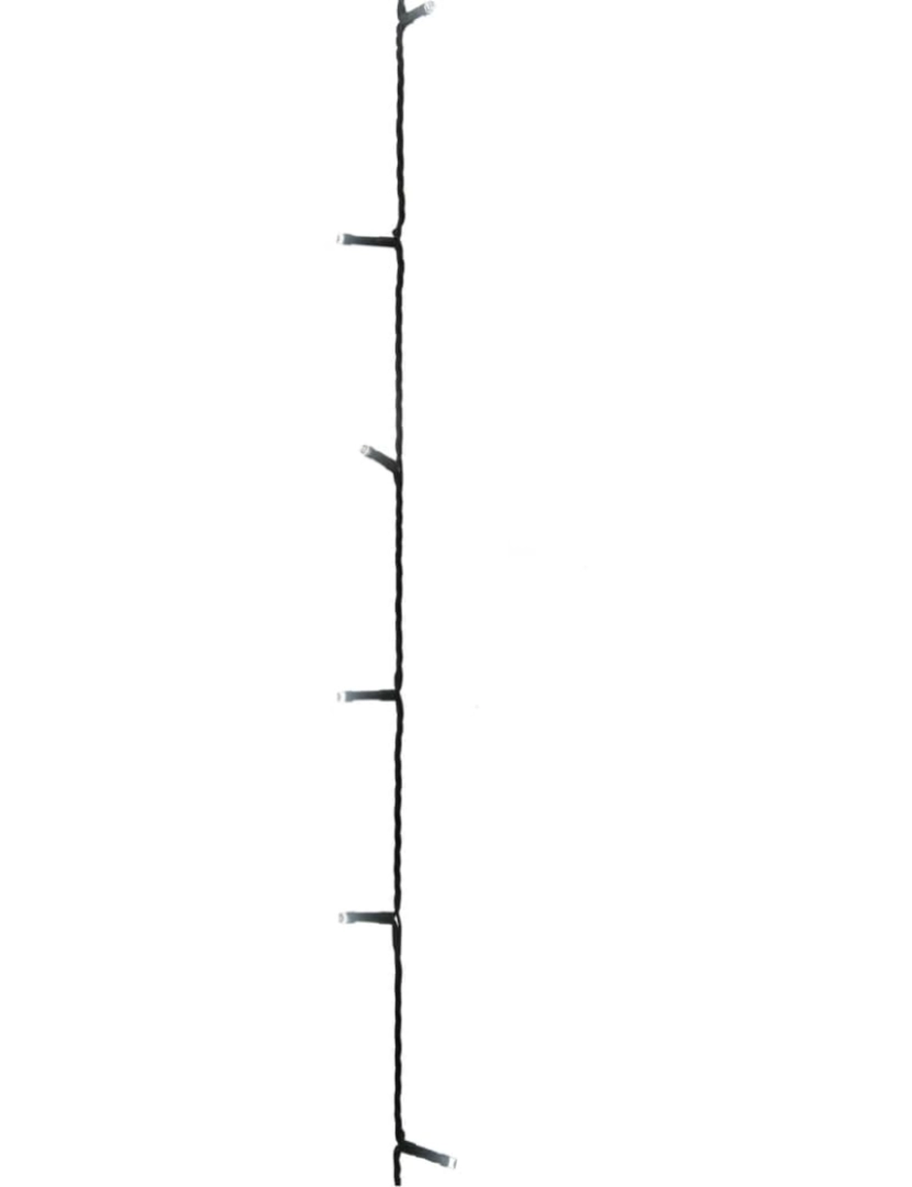 imagem de vidaXL Cordão de luzes c/ 1000 LEDs int/ext IP44 100 m branco frio4