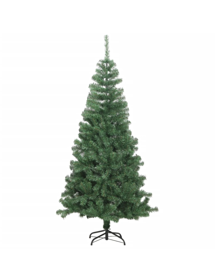 imagem de vidaXL Árvore de natal artificial L, 240 cm, verde3