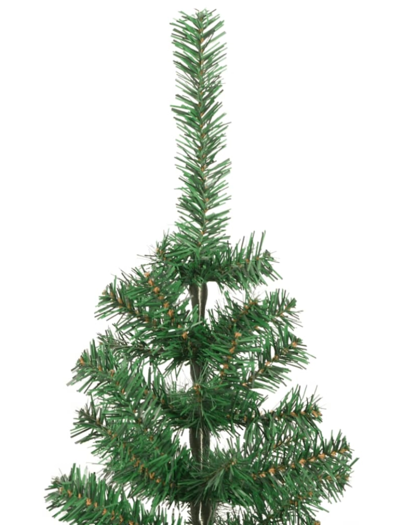 imagem de vidaXL Árvore de natal artificial L, 240 cm, verde4