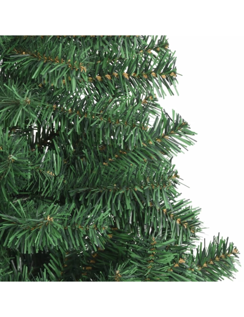 imagem de vidaXL Árvore de natal artificial L, 240 cm, verde5