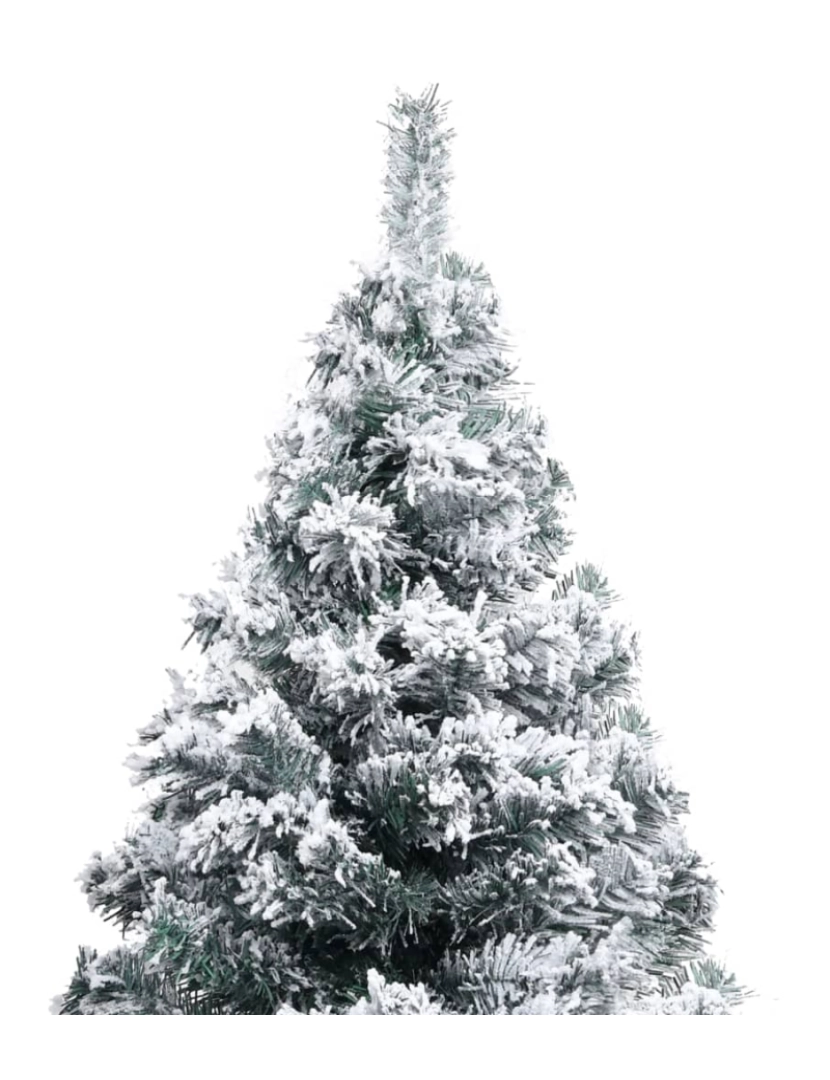 imagem de vidaXL Árvore Natal artificial pré-iluminada c/ bolas 150 cm PVC verde6