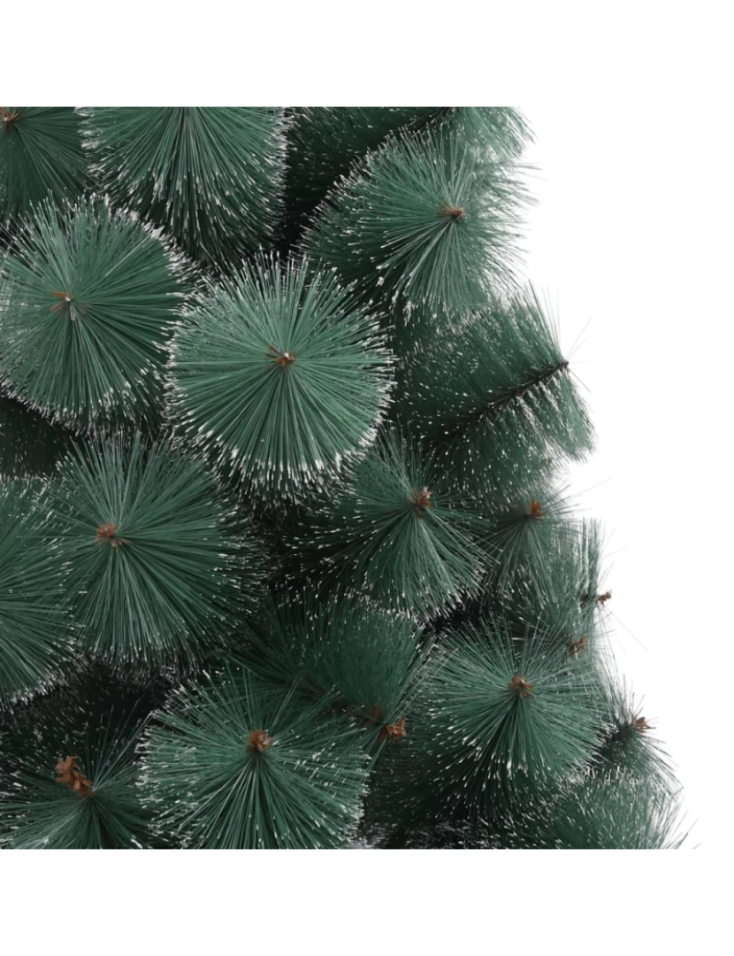 imagem de vidaXL Árvore de Natal artificial com suporte 240 cm PET verde5