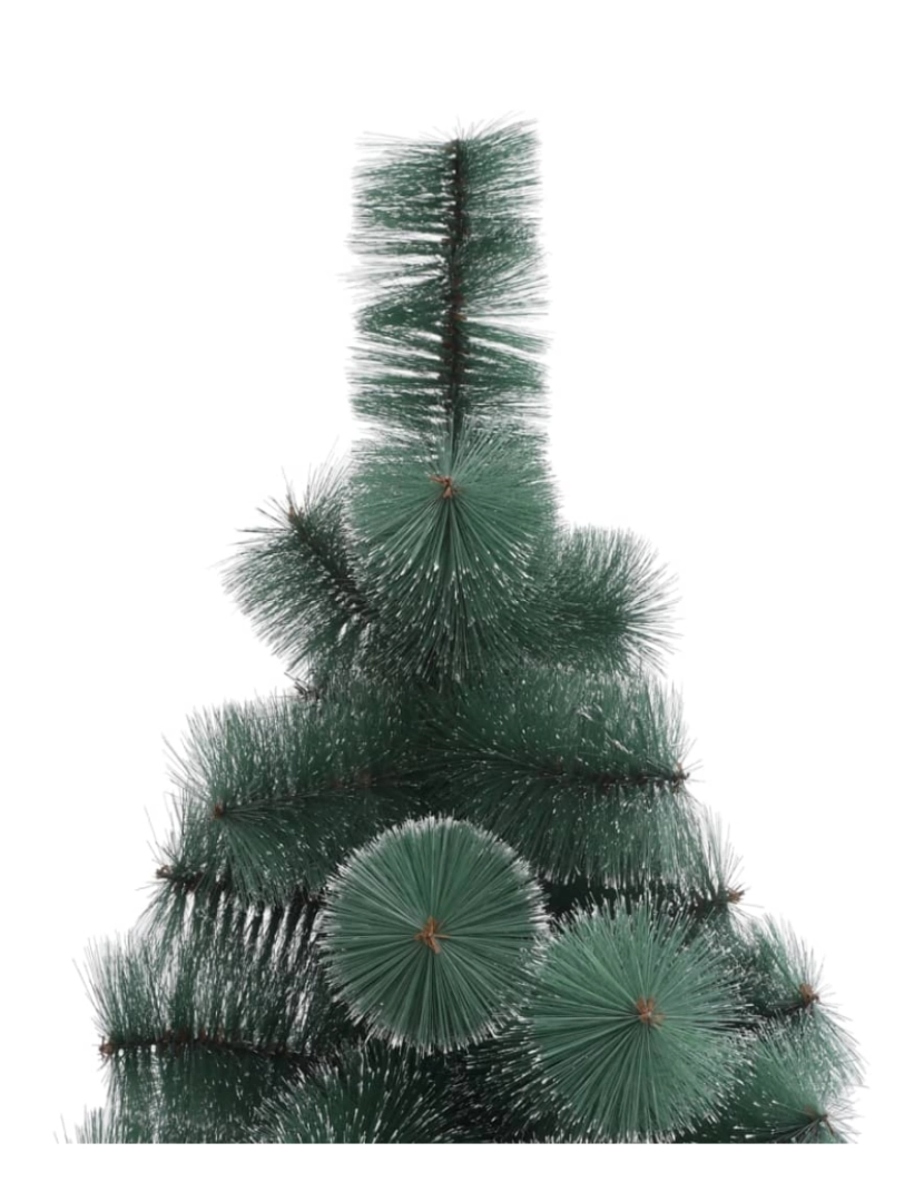 imagem de vidaXL Árvore de Natal artificial com suporte 180 cm PET verde4