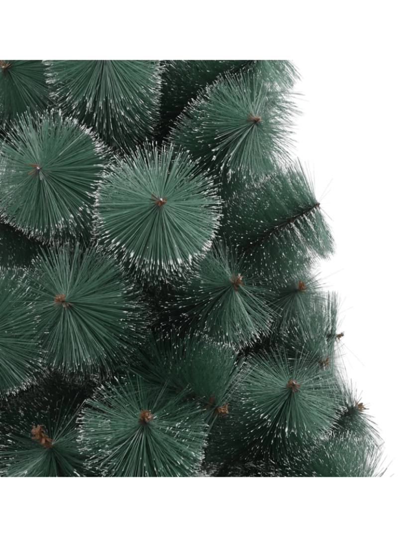 imagem de vidaXL Árvore de Natal artificial com suporte 180 cm PET verde5