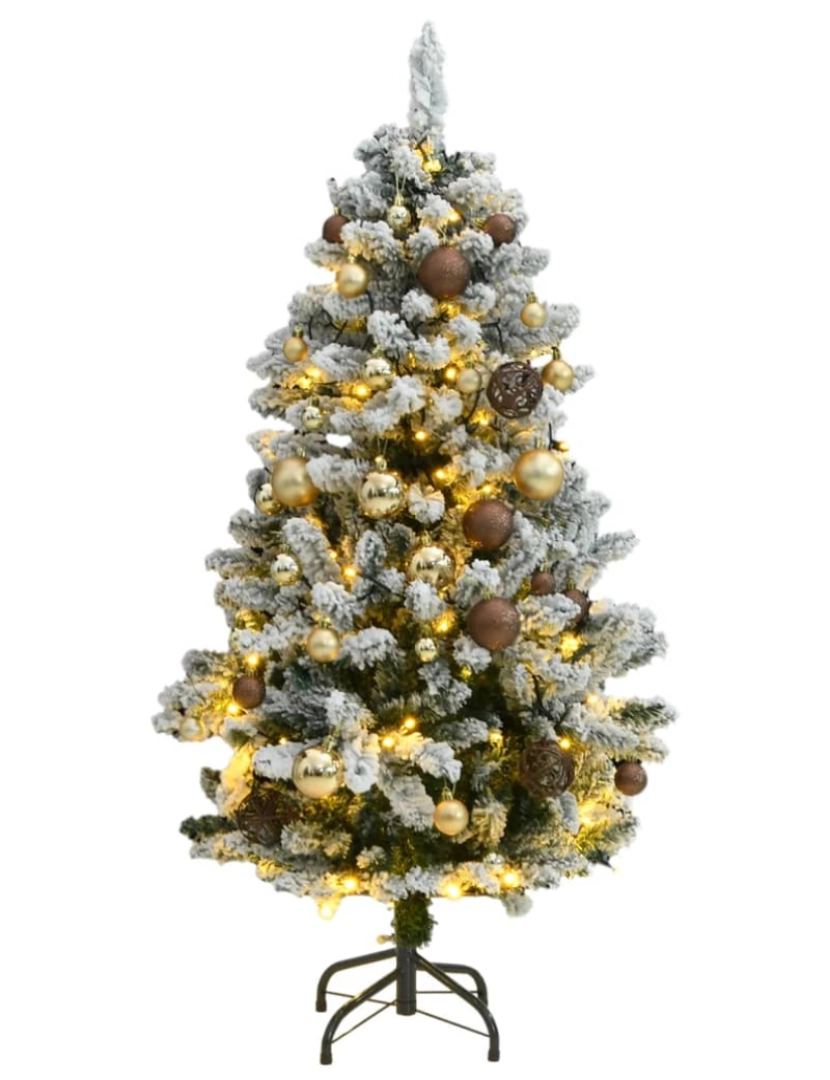 Vidaxl - vidaXL Árvore Natal artificial articulada c/ 150 luzes LED+bolas 150cm