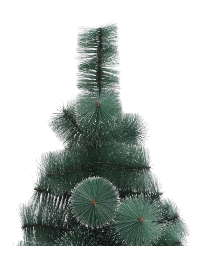 imagem de vidaXL Árvore de Natal artificial com suporte 120 cm PET verde4