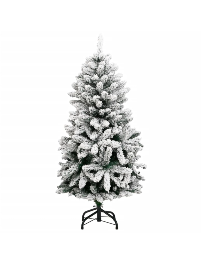 imagem de vidaXL Árvore Natal artificial articulada 150 luzes LED e bolas 120 cm6