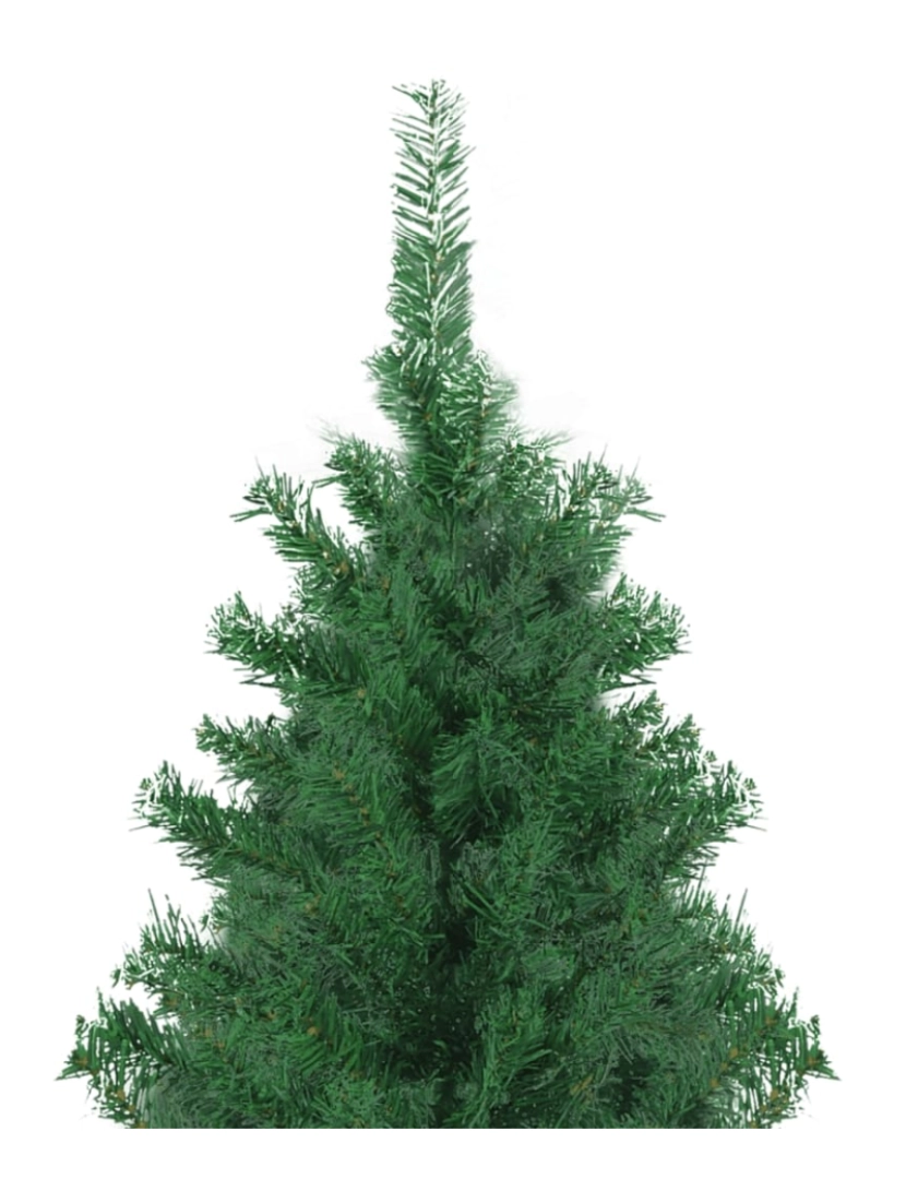 imagem de vidaXL Árvore de Natal artificial com suporte 500 cm verde5