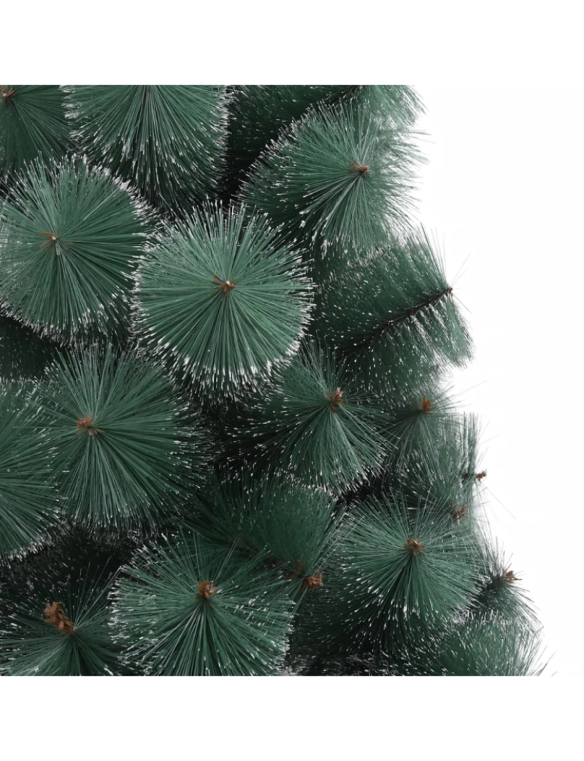 imagem de vidaXL Árvore de Natal artificial com suporte 150 cm PET verde5