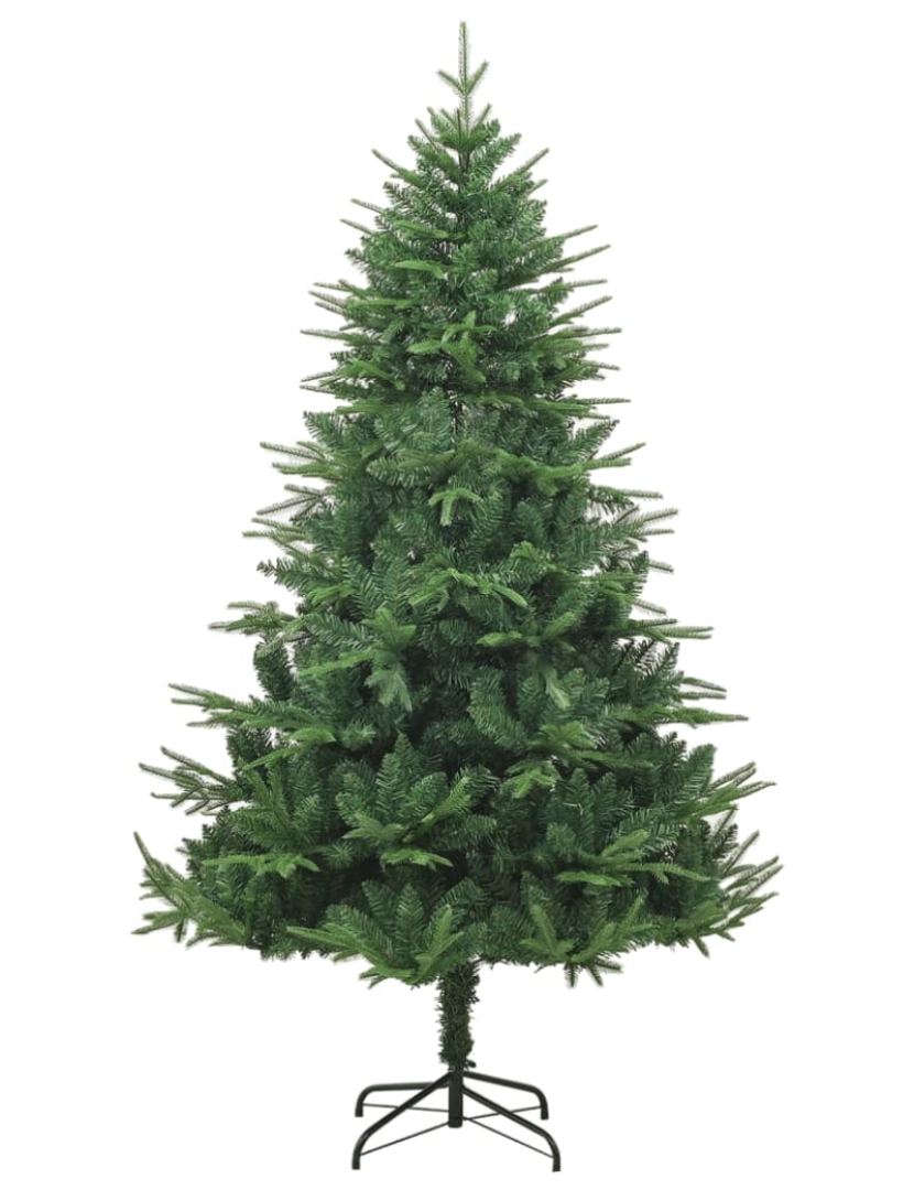 imagem de vidaXL Árvore de Natal artificial 150 cm PVC e PE verde3