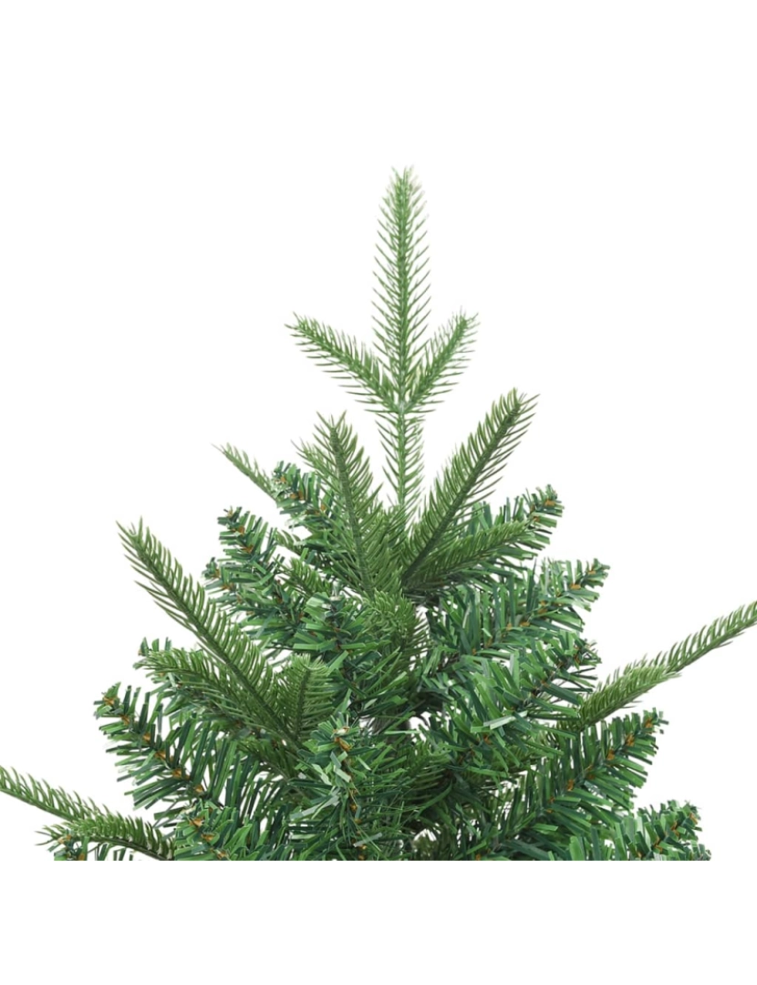 imagem de vidaXL Árvore de Natal artificial 150 cm PVC e PE verde4