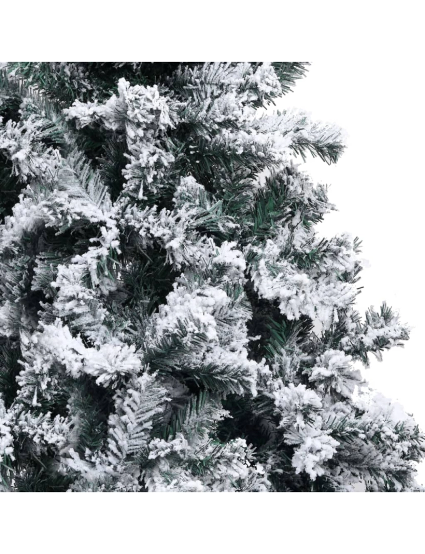 imagem de vidaXL Árvore Natal artificial pré-iluminada c/ bolas 240 cm PVC verde4