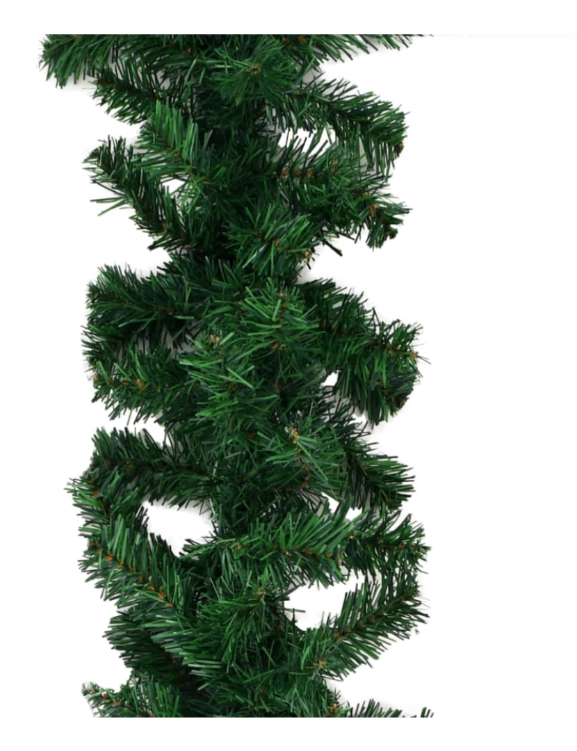 imagem de vidaXL Grinalda de Natal 4 pcs 270 cm PVC verde6