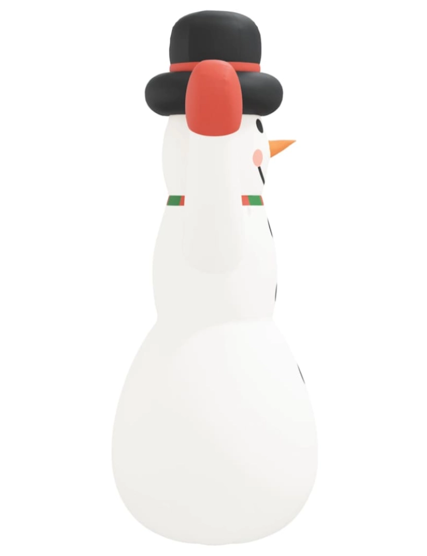 imagem de vidaXL Boneco de neve insuflável com luzes LED 455 cm6