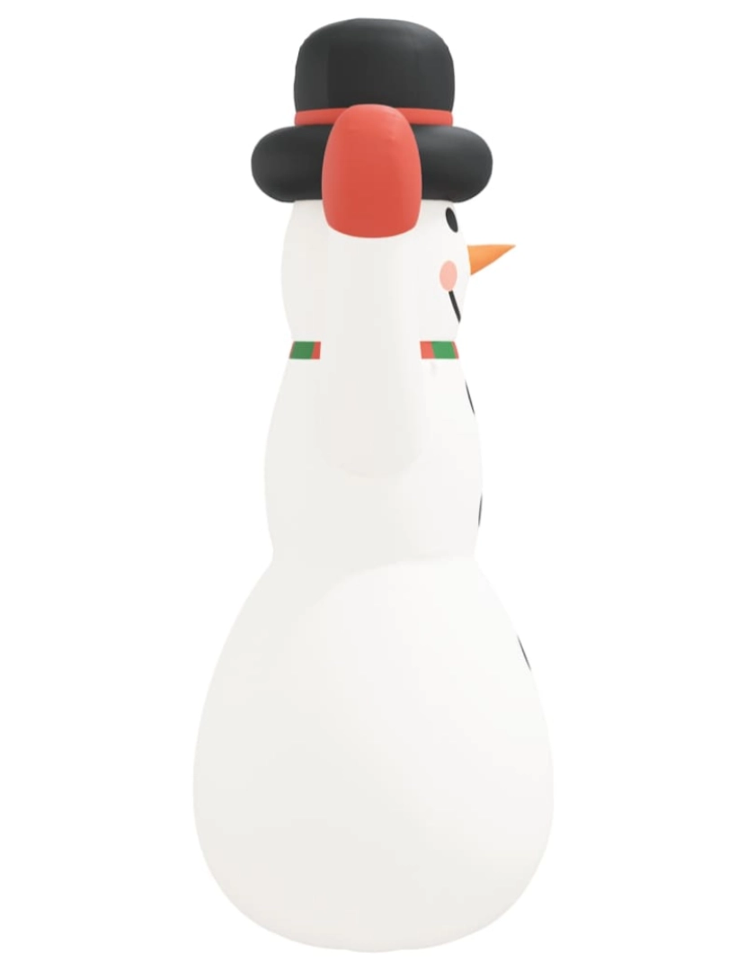 imagem de vidaXL Boneco de neve insuflável com luzes LED 1000 cm6