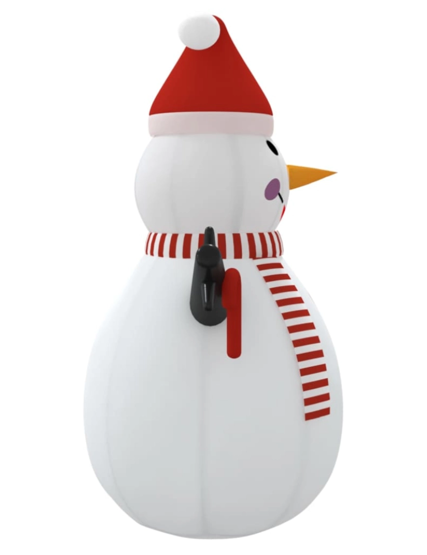 imagem de vidaXL Boneco de neve insuflável com luzes LED 250 cm6