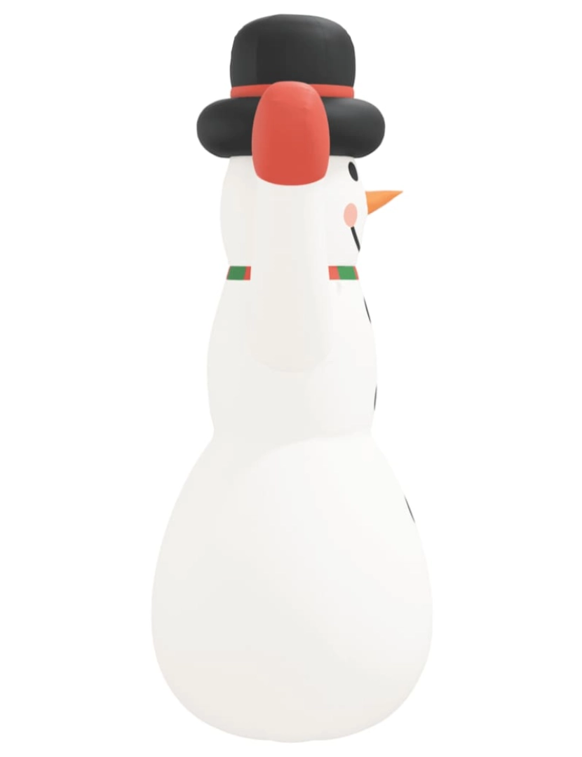 imagem de vidaXL Boneco de neve insuflável com luzes LED 370 cm6