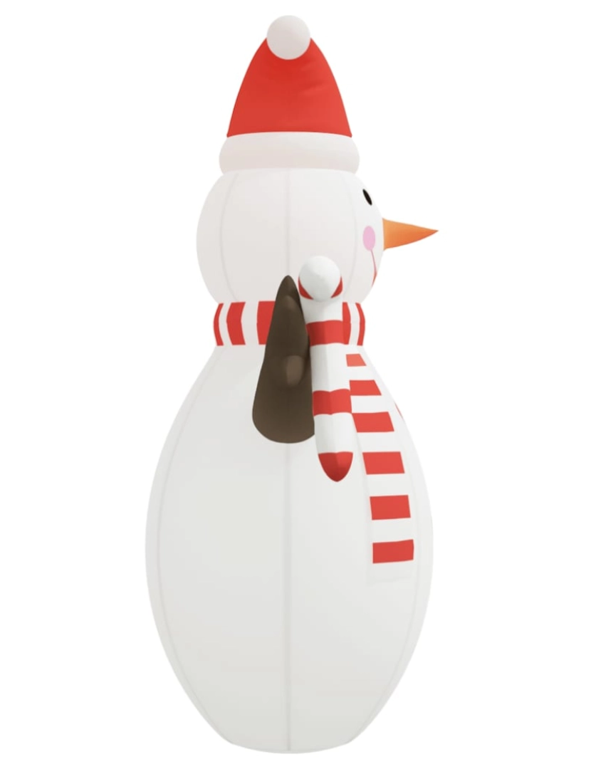 imagem de vidaXL Boneco de neve insuflável com luzes LED 630 cm6