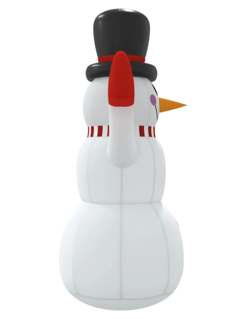 imagem de vidaXL Boneco de neve insuflável com luzes LED 300 cm6