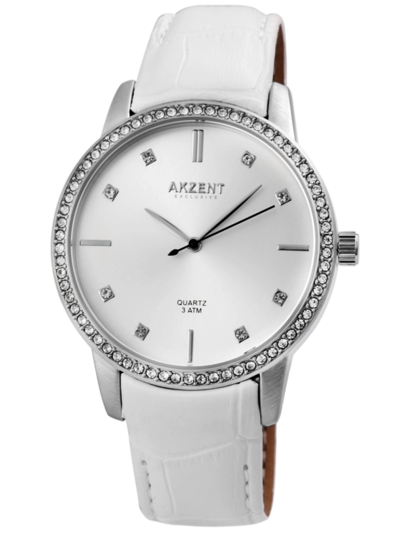 Akzent - Relógio Akzent Exclusive Mulher com Bracelete em Pele Sintética - 0184