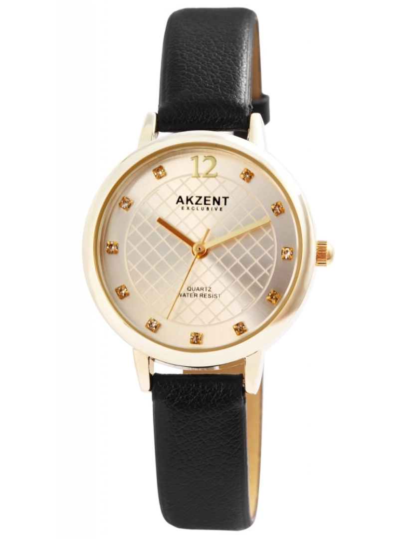 Akzent - Relógio Akzent Exclusive Mulher com Bracelete em Pele Sintética - 0232