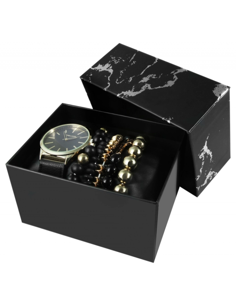 Excellanc - Excellanc Conjunto Homem Relógio + Pulseiras