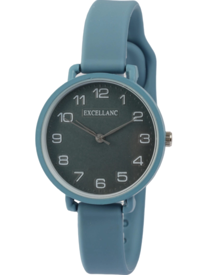 Excellanc - Relógio Excellanc Mulher com Bracelete em Silicone Azul - 0303