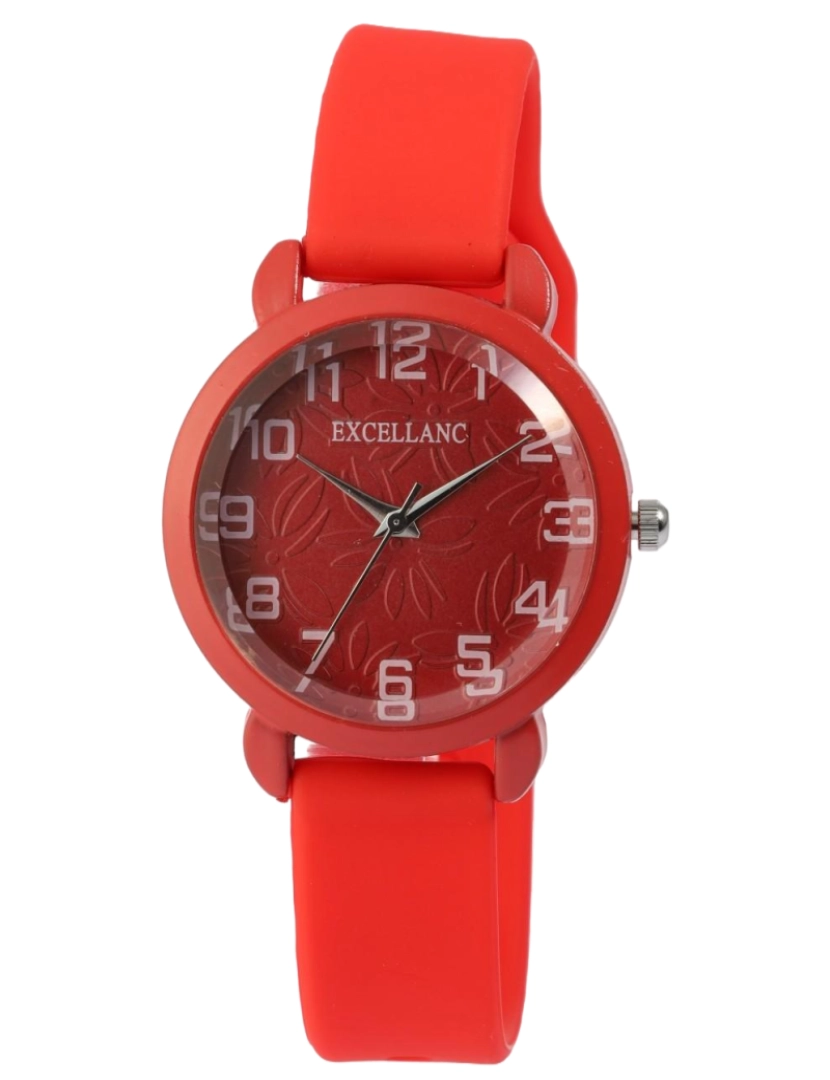 imagem de Relógio Excellanc Mulher com Bracelete em Silicone Vermelho - 00111