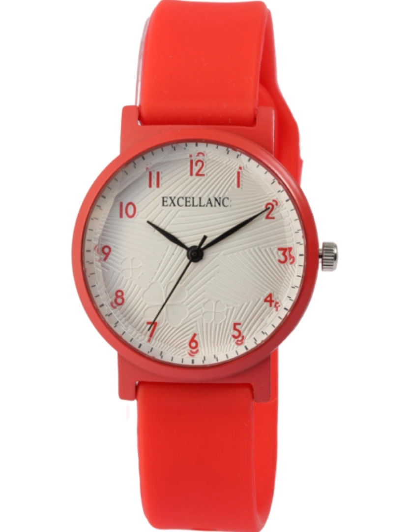 Excellanc - Relógio Excellanc Mulher com Bracelete em Silicone Vermelho - 0013