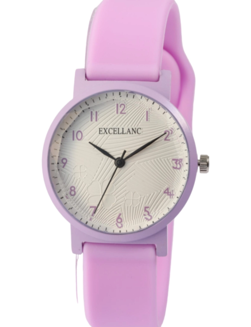 Excellanc - Relógio Excellanc Mulher com Bracelete em Silicone Rosa - 0013