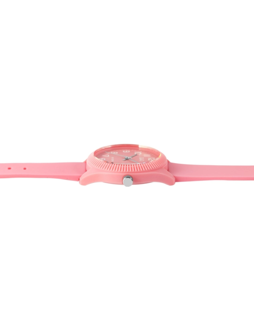 imagem de Relógio Q&Q Mulher com Bracelete em Silicone Rosa2