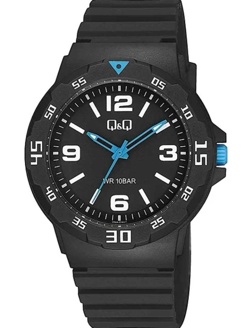 Q&Q - RelógioQ&Q by CITIZEN Homem Bracelete em Silicone V02A-014VY