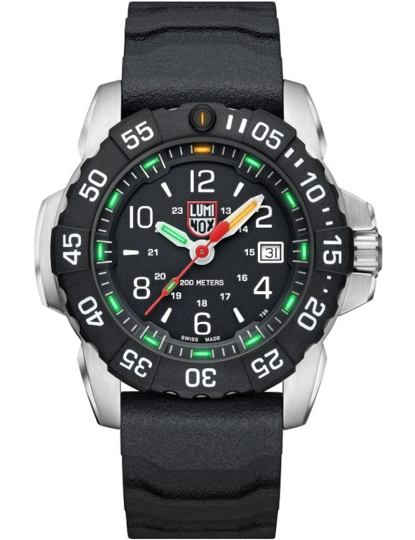 Luminox Swiss - Relógio Luminox Swiss Navy Seal Steel Diver XS.3251.CB