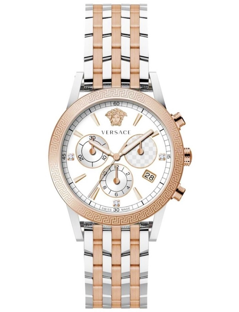 Versace Swiss - Relógio Versace Swiss Sport Tech Chrono Diamonds VELT00819