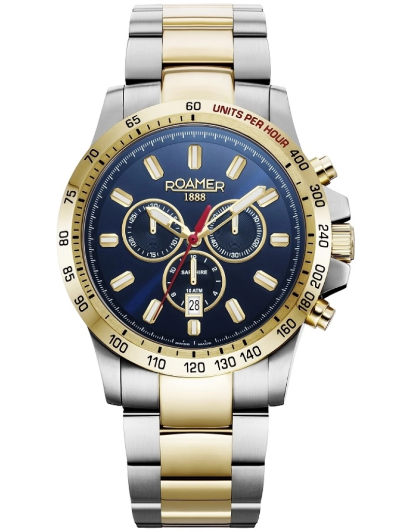 Roamer Swiss - Relógio Roamer Swiss Rimini Chrono 861837-47-45-20