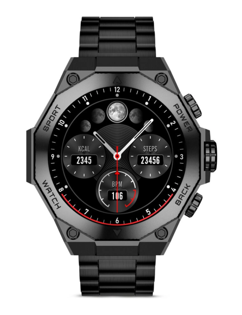 KSIX - Smartwatch KSIX Titanium Preto